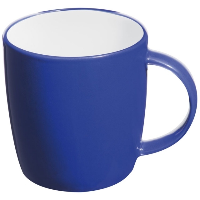 Logo trade advertising product photo of: Ceramic mug Martinez, blue