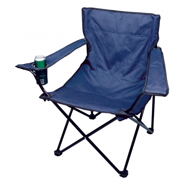 Logotrade corporate gifts photo of: Foldable chair 'Yosemite'  color navy