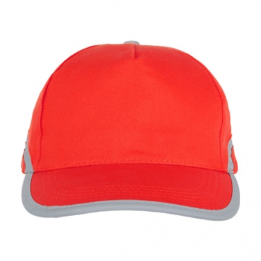 Logotrade promotional merchandise photo of: 5-panel reflective cap 'Dallas'  color red