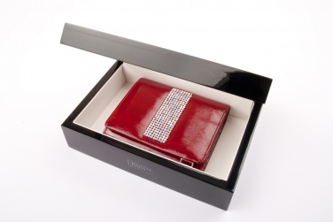 Logo trade promotional merchandise picture of: Ladies wallet with Swarovski crystals CV 120