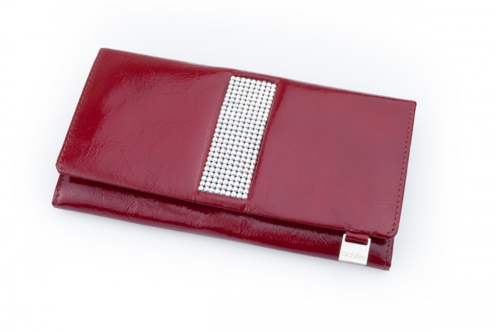 Logo trade promotional gift photo of: Ladies wallet with Swarovski crystals CV 150