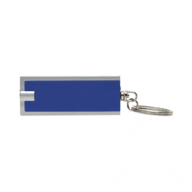 Logo trade promotional products picture of: Plastic key ring 'Bath'  color blue