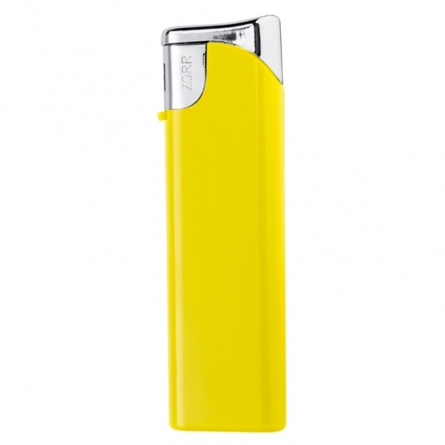 Logotrade promotional giveaway picture of: Electronic lighter 'Knoxville'  color yellow