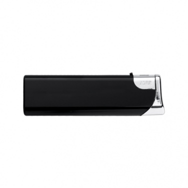 Logo trade business gifts image of: Electronic lighter 'Knoxville'  color black