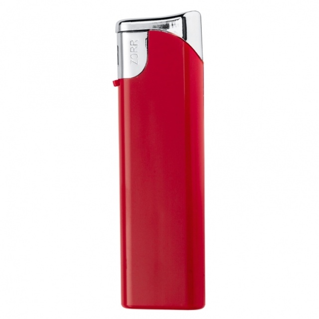 Logo trade advertising product photo of: Electronic lighter 'Knoxville'  color red