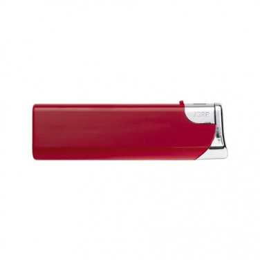 Logo trade corporate gift photo of: Electronic lighter 'Knoxville'  color red