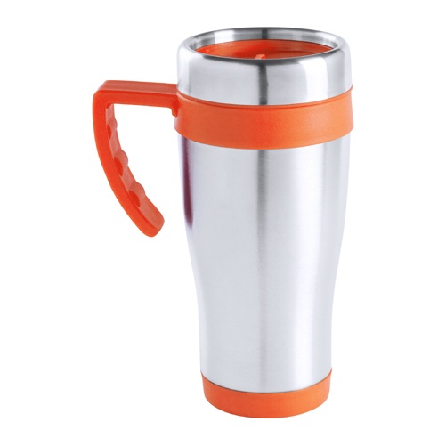 Logo trade promotional merchandise photo of: thermo mug AP781216-03 orange