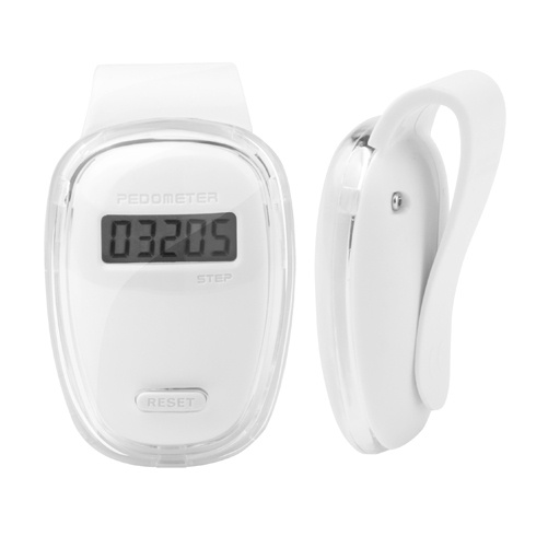 Logotrade promotional item picture of: pedometer AP741989-01 white