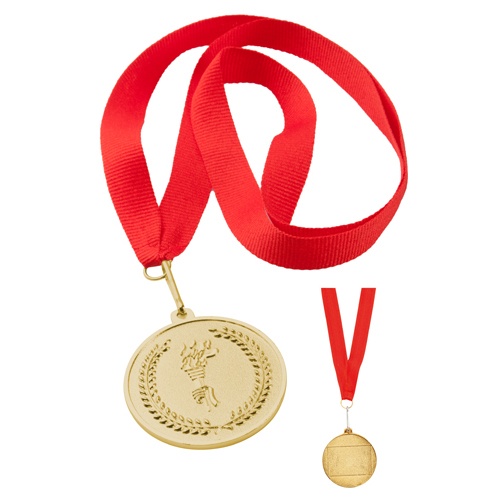 Logo trade promotional items picture of: medal AP791542-98 gold