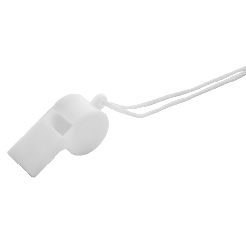 Logo trade promotional merchandise image of: whistle AP810376-01 white