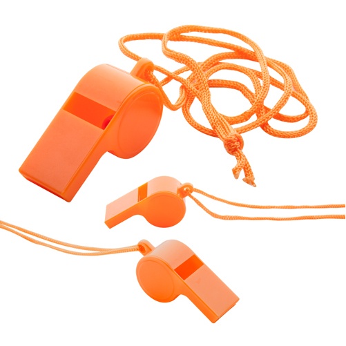 Logo trade promotional products image of: whistle AP810376-03 orange