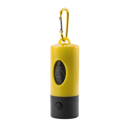 Logo trade promotional product photo of: dog waste bag dispenser, yellow