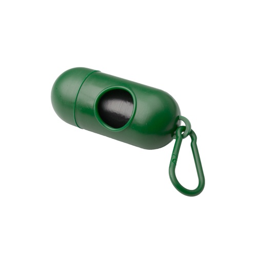 Logo trade corporate gift photo of: dog waste bag dispenser AP791531-07 dark green