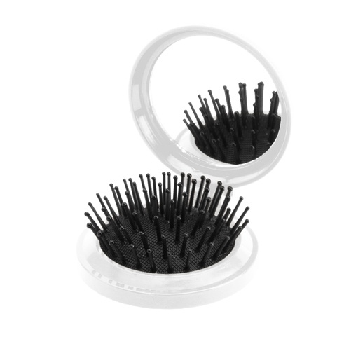 Logotrade promotional merchandise image of: mirror with hairbrush AP731367-01 white