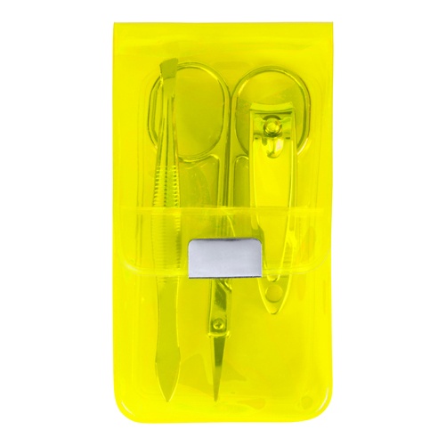 Logotrade promotional item picture of: manicure set AP741780-02 yellow