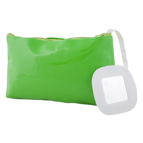 Logotrade promotional merchandise photo of: cosmetic bag AP791458-07 green