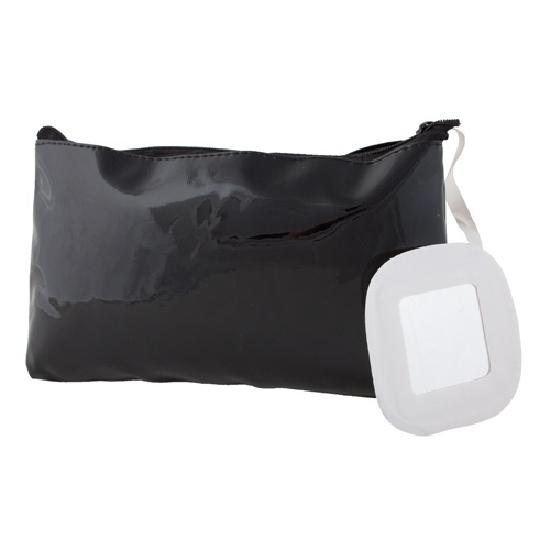 Logo trade advertising products picture of: cosmetic bag AP791458-10 black