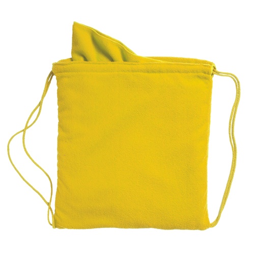 Logo trade promotional giveaway photo of: towel bag AP741546-02 yellow