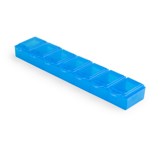 Logo trade promotional giveaways image of: pillbox AP781016-06 blue