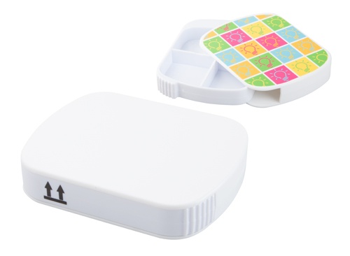 Logo trade promotional gift photo of: pillbox AP741187-01 white