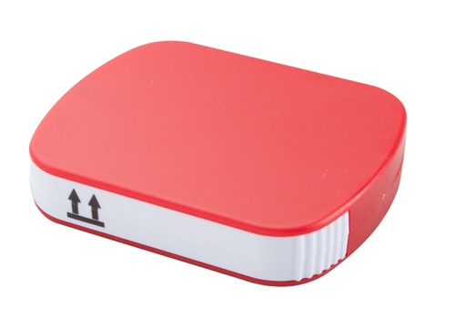 Logo trade promotional gifts picture of: pillbox AP741187-05 red