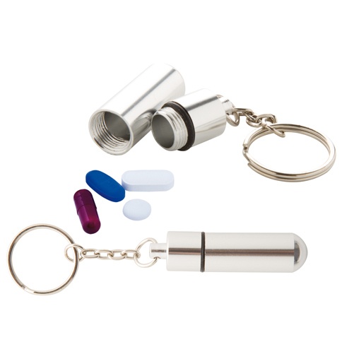 Logo trade corporate gifts picture of: keyring pillbox AP731723