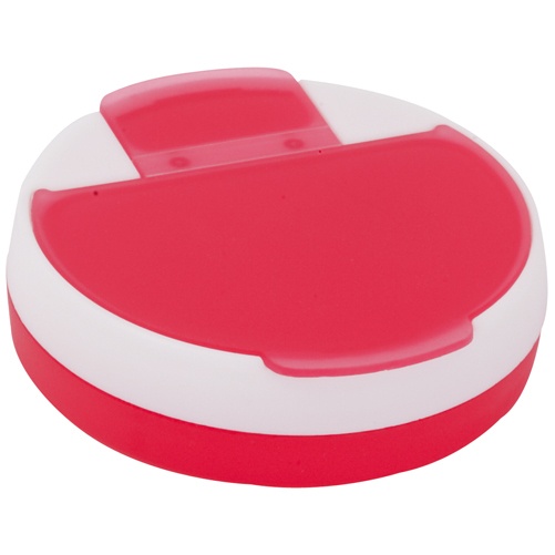 Logo trade promotional merchandise photo of: pillbox AP731910-05 red