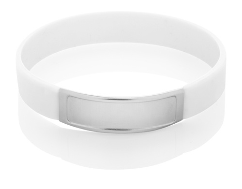 Logotrade promotional merchandise picture of: Wristband AP809393-01, valge