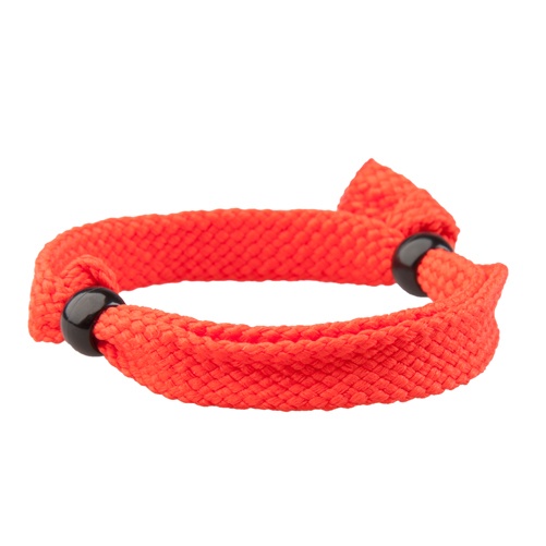 Logo trade promotional product photo of: Textile bracelet, red