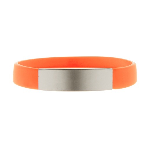 Logo trade promotional merchandise picture of: Wristband AP809399-03, orange