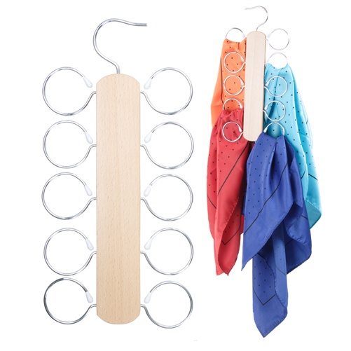 Logotrade promotional item image of: Wooden scarf holder