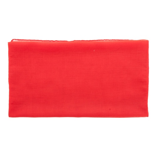 Logo trade promotional giveaways image of: polyester women scarf, red