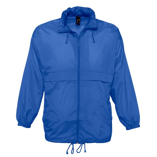 Logo trade promotional merchandise photo of: unisex jacket, blue