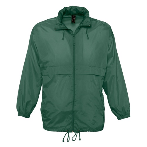 Logo trade promotional merchandise photo of: unisex jacket, green