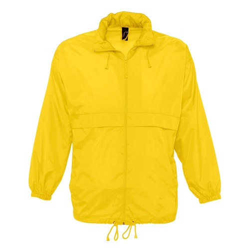 Logo trade corporate gifts image of: Unisex jacket, yellow