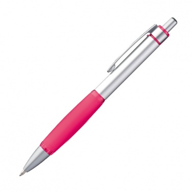 Logo trade promotional items picture of: Metal ball pen ANKARA, pink