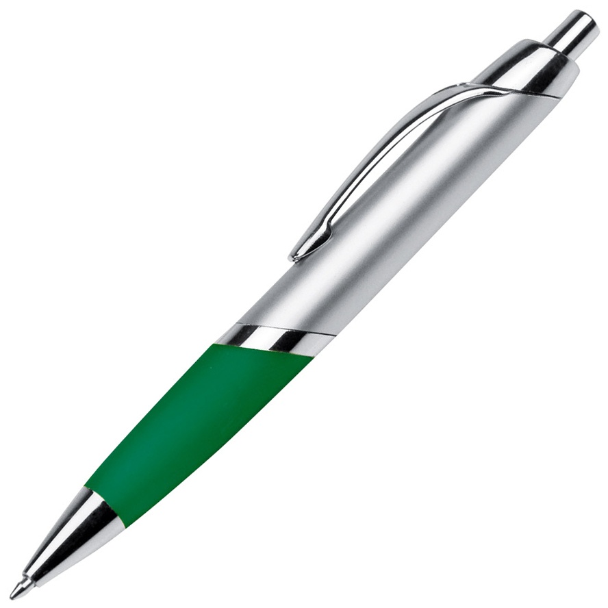 Logotrade promotional product image of: Plastic ball pen 'Yokohama',  green