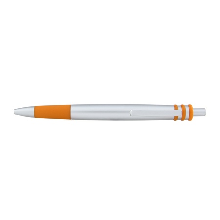 Logotrade promotional product picture of: Plastic ball pen 'Mansfield' orange, Orange