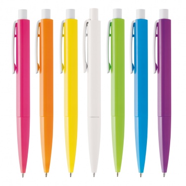 Logo trade advertising products picture of: Plastic ball pen FARO, orange