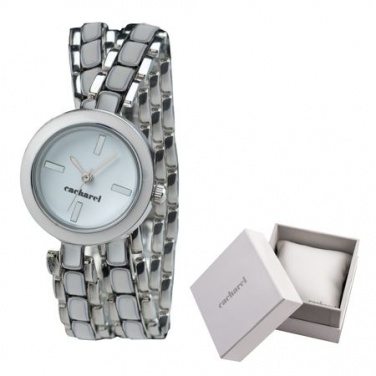 Logotrade business gift image of: Watch Pompadour Blanc