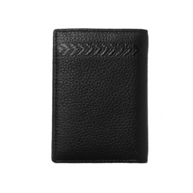 Logo trade corporate gifts image of: Card holder Galon, black