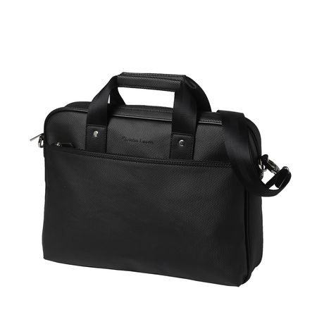 Logo trade corporate gifts picture of: Document bag Rhombe, black