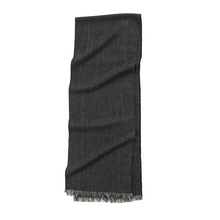 Logo trade promotional products picture of: Wool scarf Rhombe, black