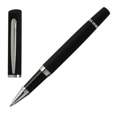 Logotrade promotional item picture of: Rollerball pen Soft, black