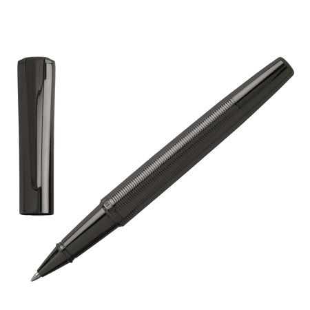 Logo trade business gift photo of: Rollerball pen Conquest Gun, grey