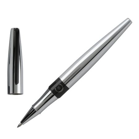 Logotrade business gift image of: Rollerball pen Frank Chrome, grey