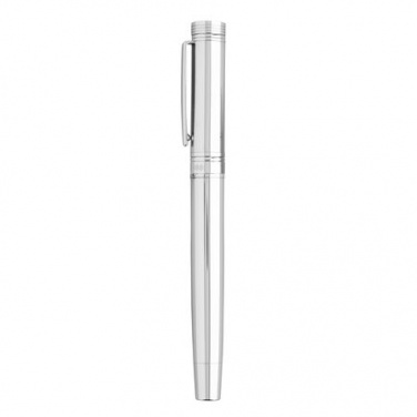 Logo trade promotional gifts image of: Rollerball pen Zoom Silver