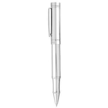 Logotrade promotional giveaway picture of: Rollerball pen Zoom Silver