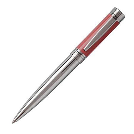 Logotrade promotional merchandise photo of: Ballpoint pen Zoom Red