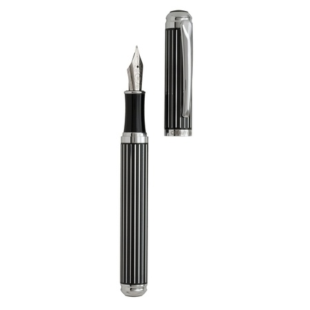 Logo trade promotional items picture of: Fountain pen Symbolic, black